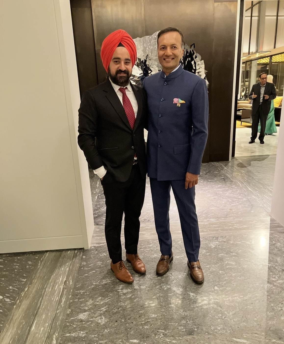 Raj Pahwa at a business leaders' gathering
